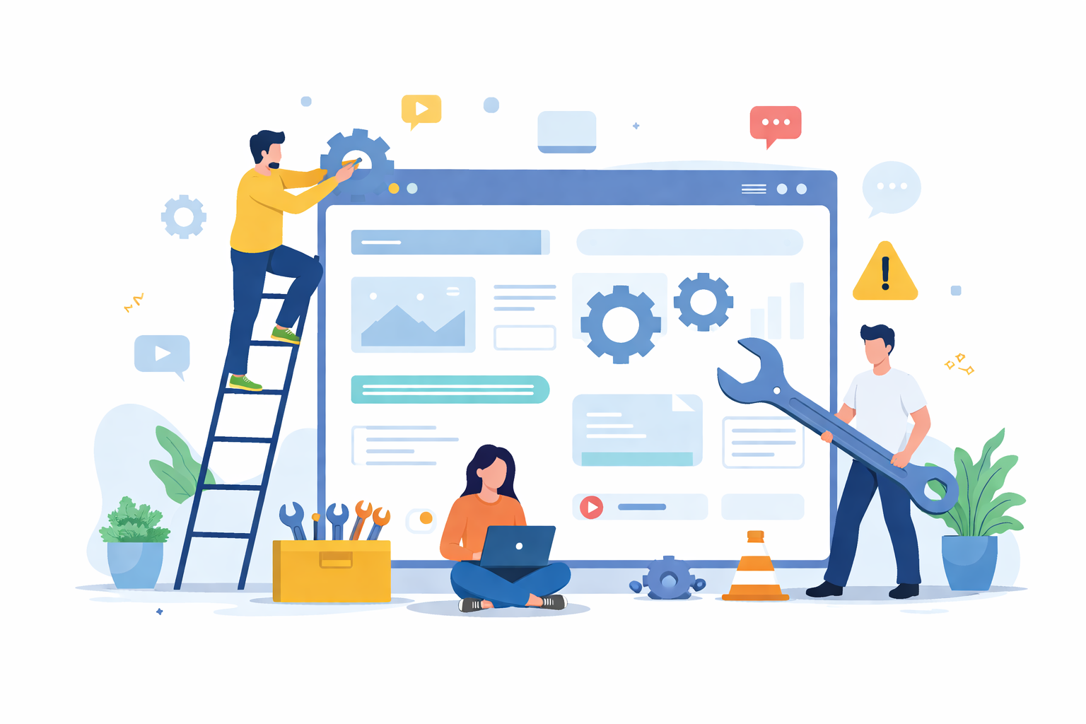 website maintenance - How to Maintain Your Website: A Seasonal Checklist for Success Image | 2T Development - Wordpress AI Plugins